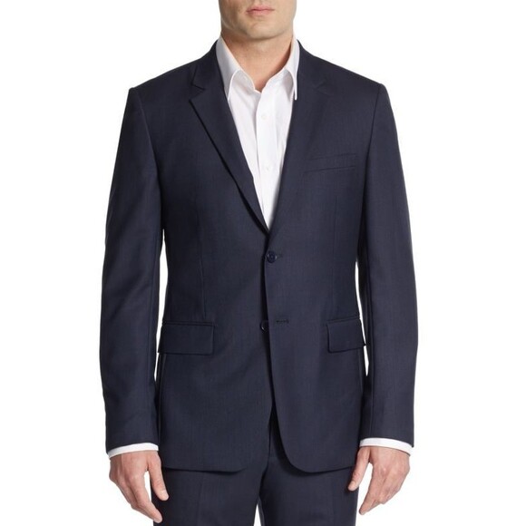 Theory Wool Sport Coat XYLO NP Blazer - Navy Blue 38R - Picture 1 of 10